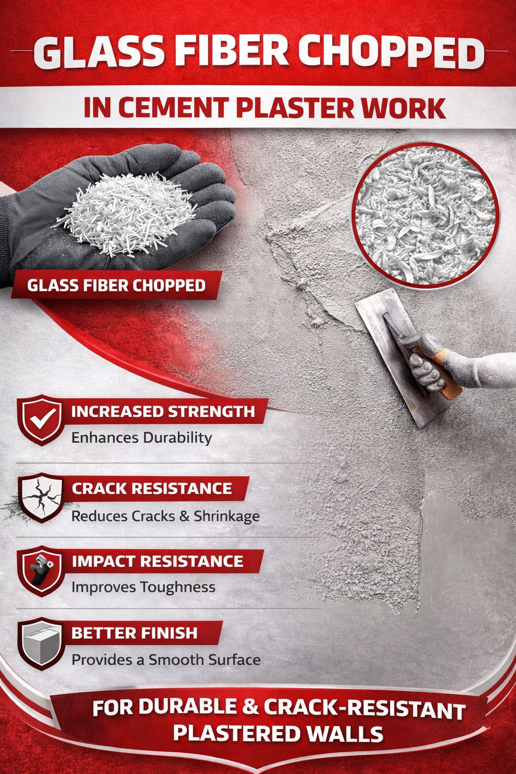 Fiberglass Chopped Strands for Concrete usage 6